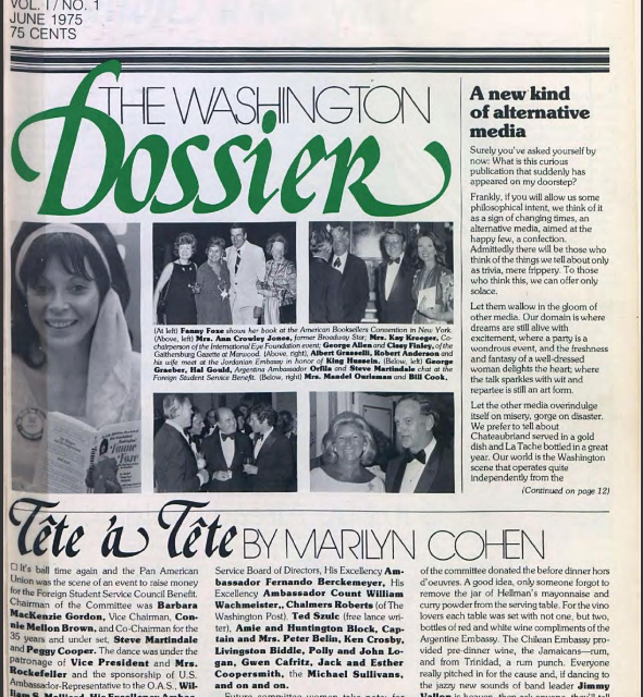 June 1975 Washington Dossier